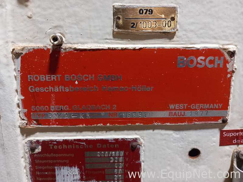Bosch Sachet Form Seal and Filler Machine