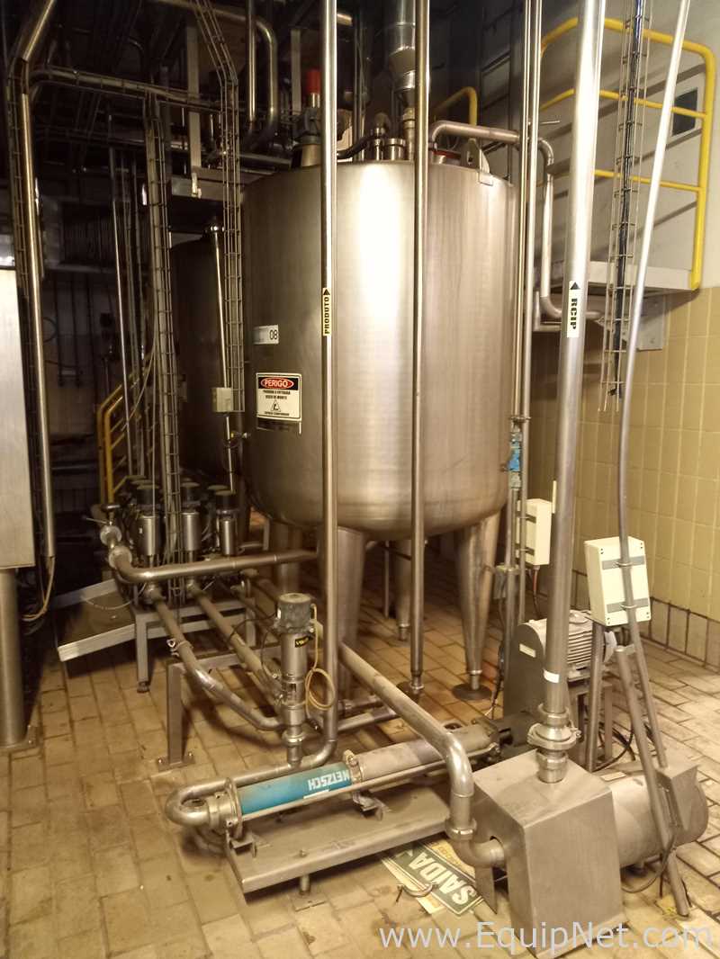 System with Stainless Steel Tanks and Transfer Pumps