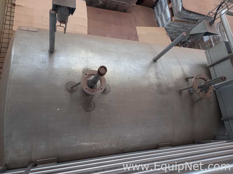 IDEM Stainless Steel 1500 Liter Horizontal Tank