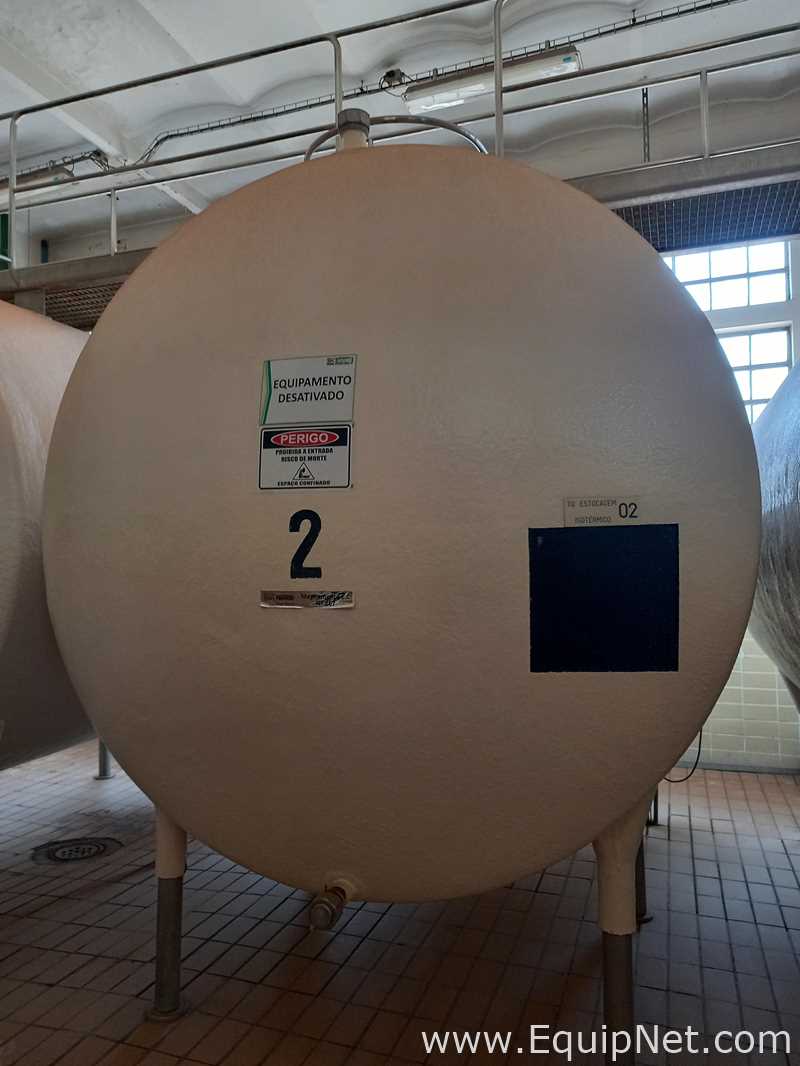 Horizontal Tank in Carbon Steel with Stainless Steel Insulation IDEM 15000L