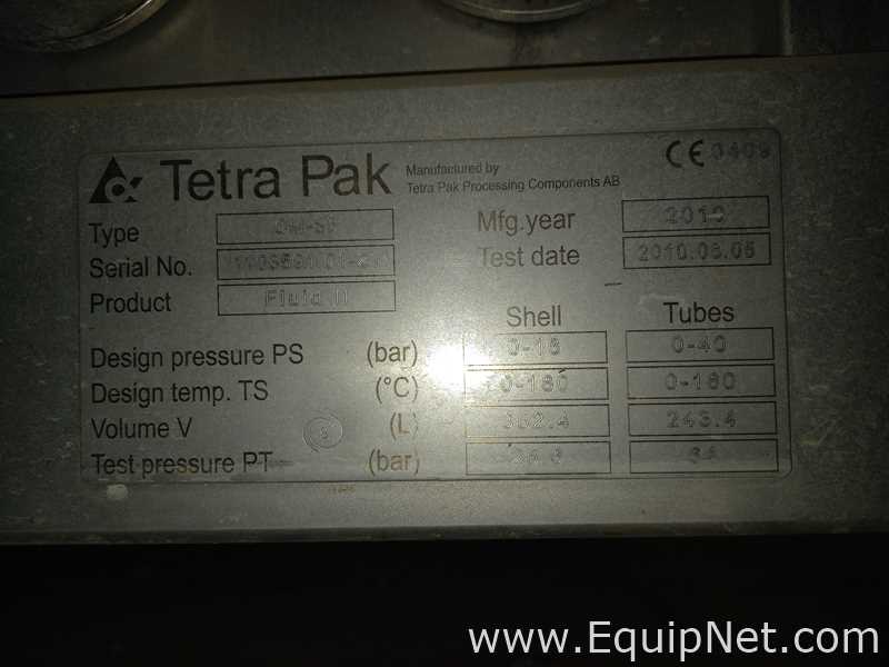 Tetra Pak SPIRAFLO CM-85 Heat Exchanger/Condenser