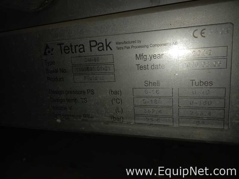 Intercambiador de Calor Tetra Pak SPIRAFLO CM-85