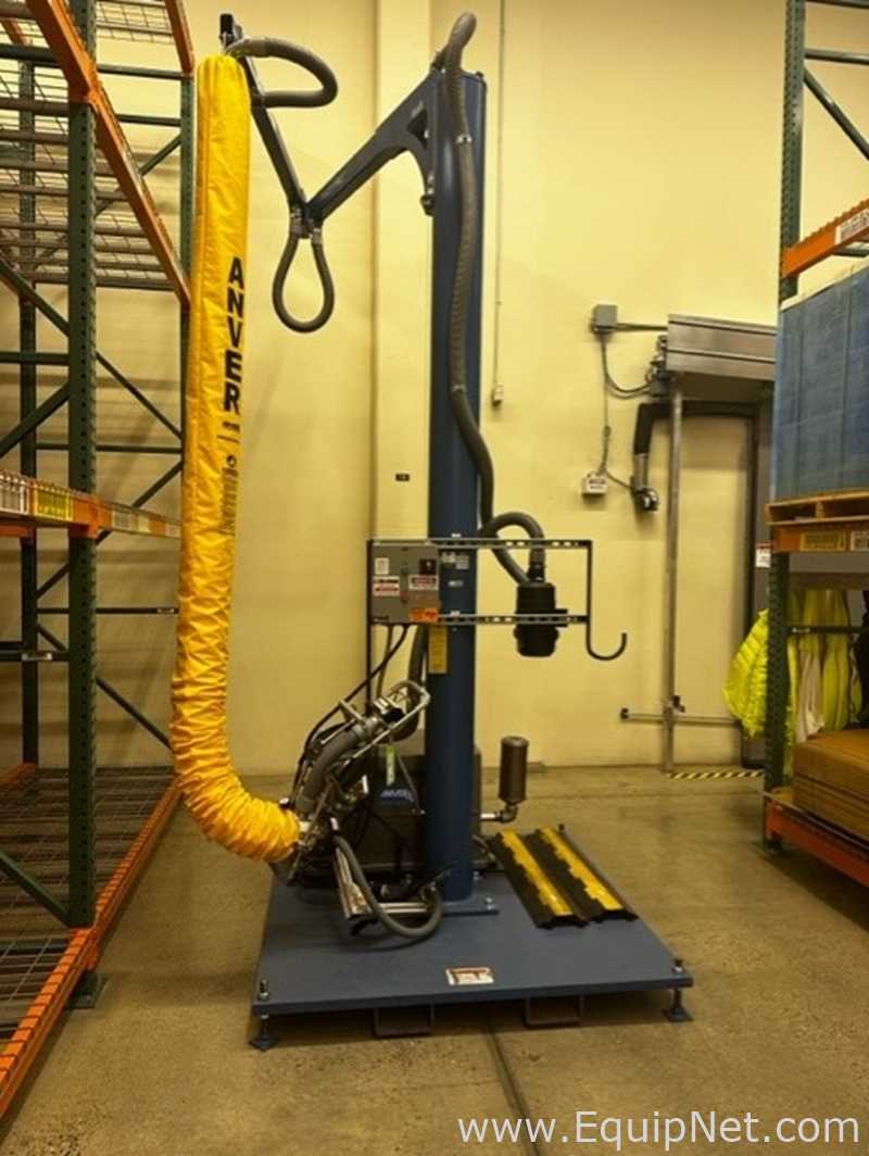 Anver PPRO-FS-150-12-12-T Vacuum Assist Lift with PivotPro Articulated Jib Crane