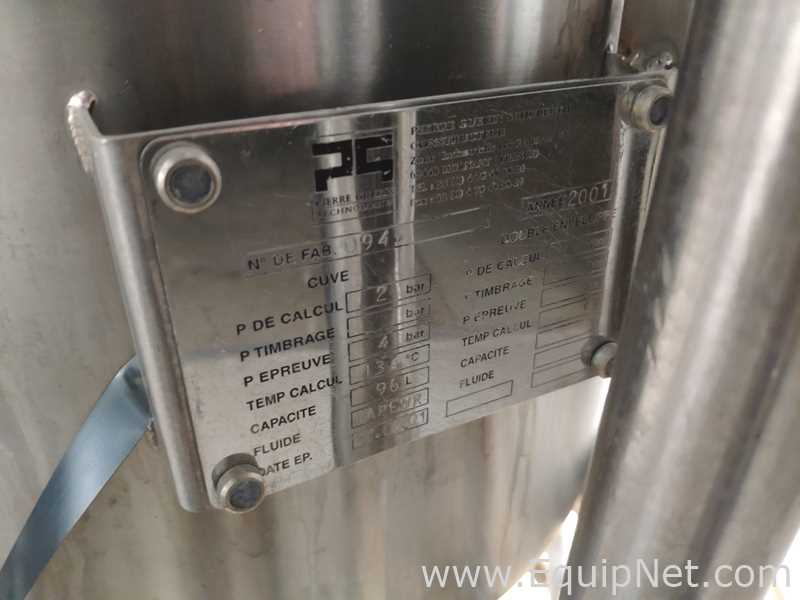 Pierre Guerin 96 liters stainless steel tank