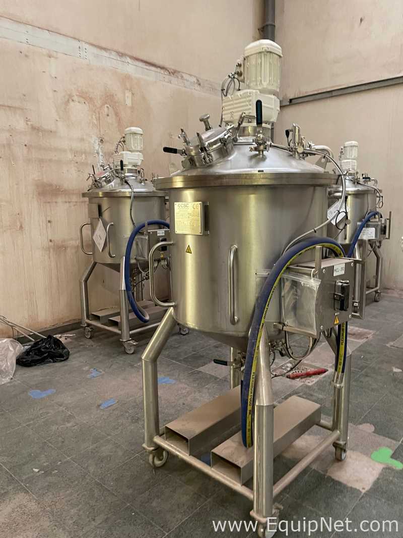 Tanque aço inox CSC 400 liters, stainless steel, with agitation