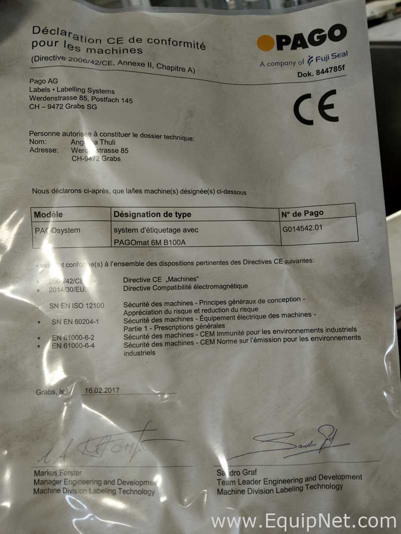 Rotuladora Pago Pagomat 6M