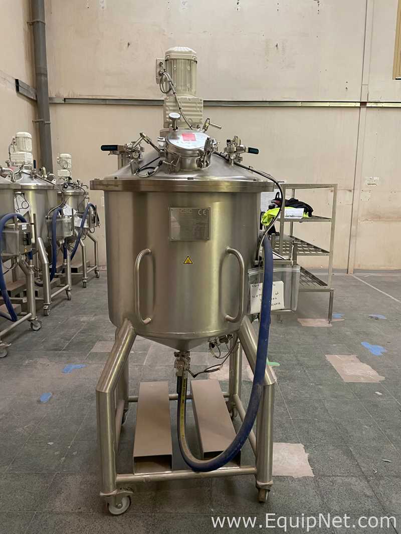 Tanque aço inox CSC 400 liters, stainless steel, with agitation