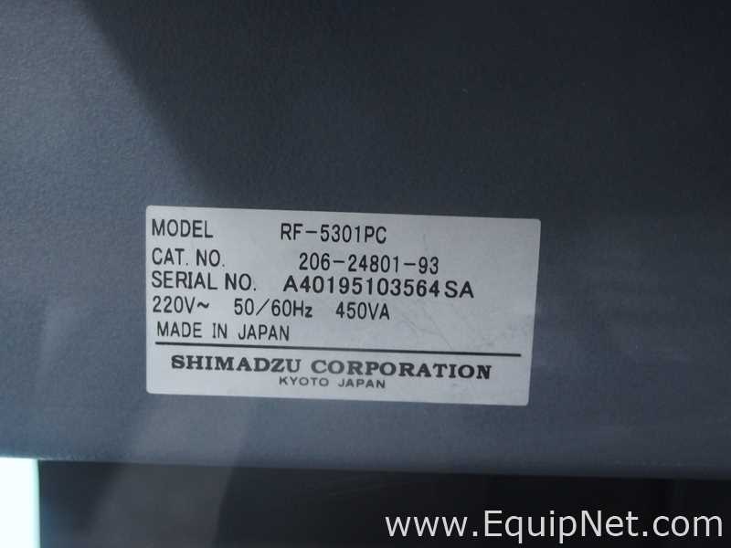 Espectrofotómetro Shimadzu RF-5301 PC