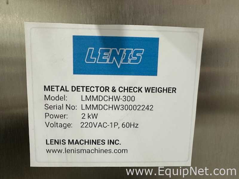 Lenis Machines LMMTCW-320 Metal Detector and Checkweigher