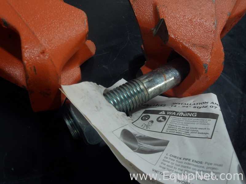 Lot Of 2 Victaulic 14-24 Inches Style 07 Zero-Flex Rigid Couplings