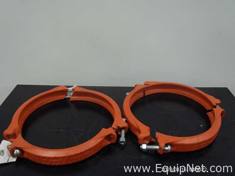 Lot Of 2 Victaulic 14-24 Inches Style 07 Zero-Flex Rigid Couplings
