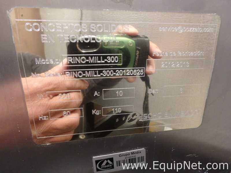 Molino Horizontal Acero inoxidable Conceptos Solidos en Tecnologia RINO-MILL-300