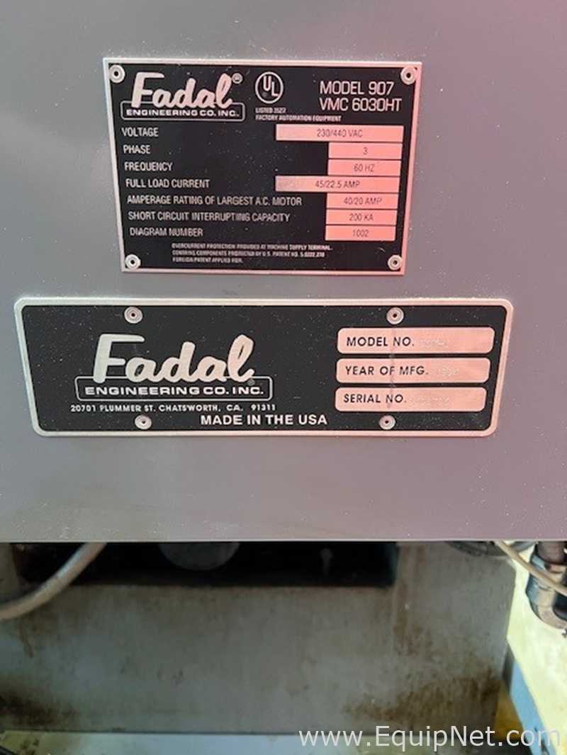 Fadal 907-1 VMC 6030HT CNC Vertical Machining Center