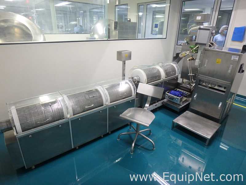 Maquina Encapsuladora de Capsula Suave marca STC modelo RGY6-15S con Equipos Perifericos
