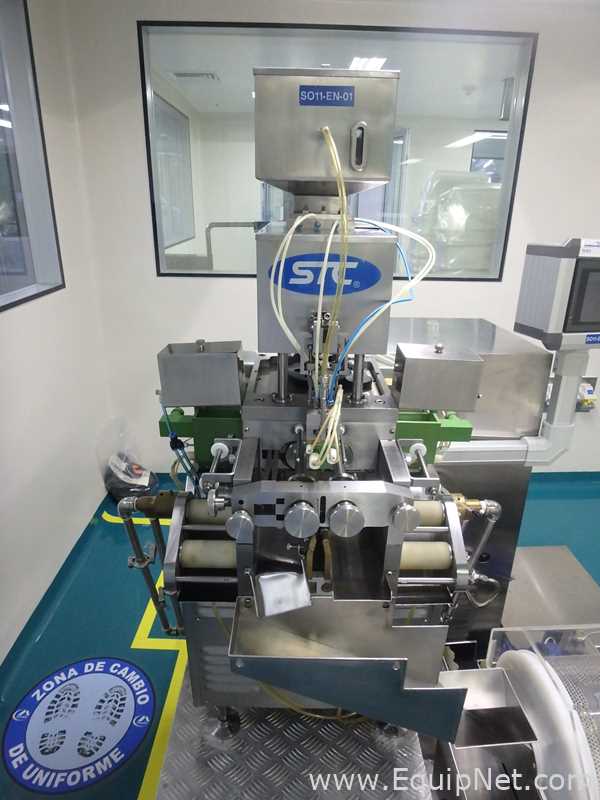 Maquina Encapsuladora de Capsula Suave marca STC modelo RGY6-15S con Equipos Perifericos