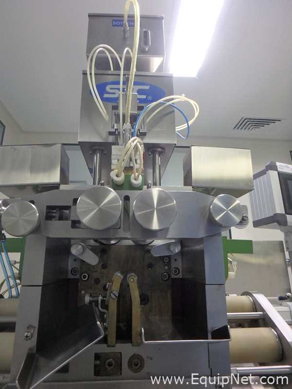 Maquina Encapsuladora de Capsula Suave marca STC modelo RGY6-15S con Equipos Perifericos