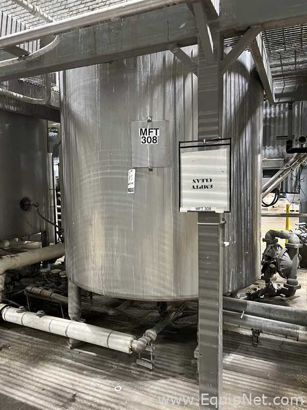 FeldMeier Stainless Steel 1500 Gallon Jacketed and Agitated Processor Tank