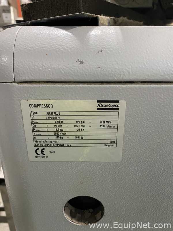 Compressor de Ar Atlas Copco GA18PLUS