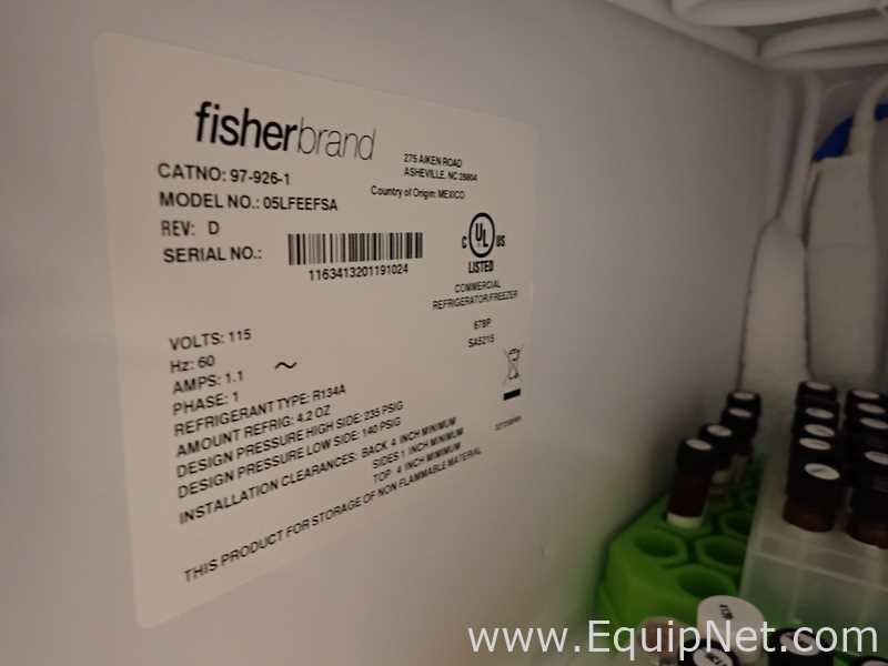Congelador Fisher Scientific 05LFEEFSA