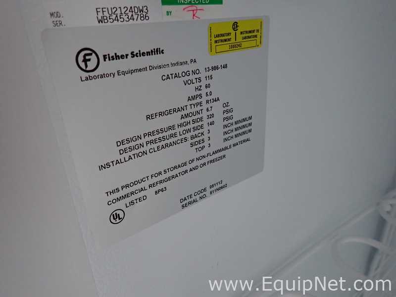 Congelador Fisher Scientific 13-986-148