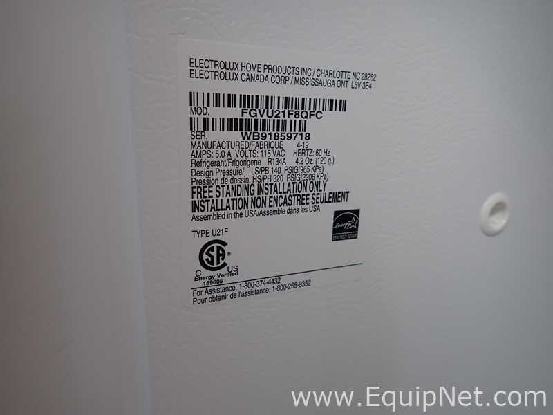 Frigidaire FGVU21F8QFC Refrigerator