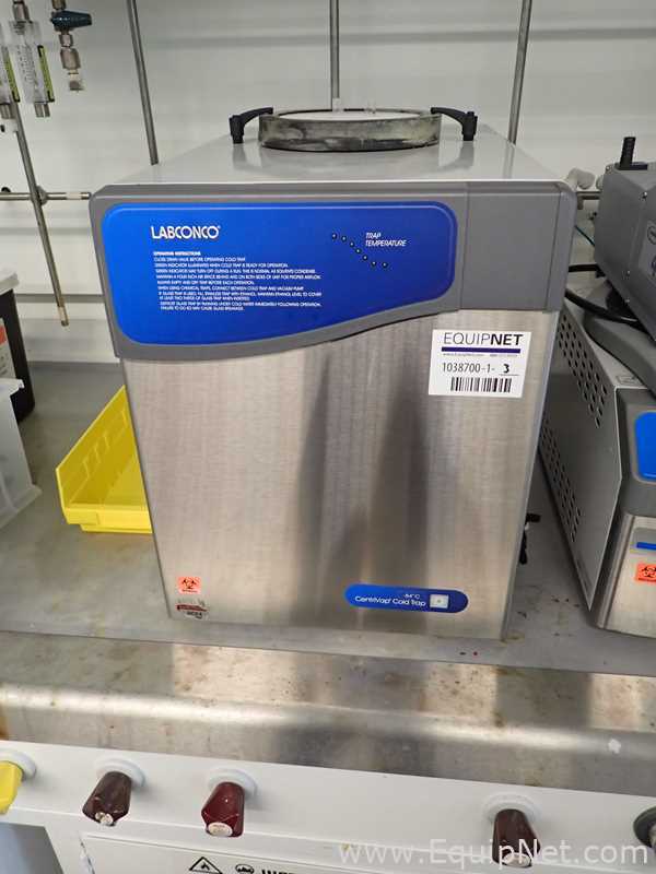 Labconco Acid-Resistant Centrivap Concentrator with -84C Centrivap Cold Trap and 4C Vacuum Pump