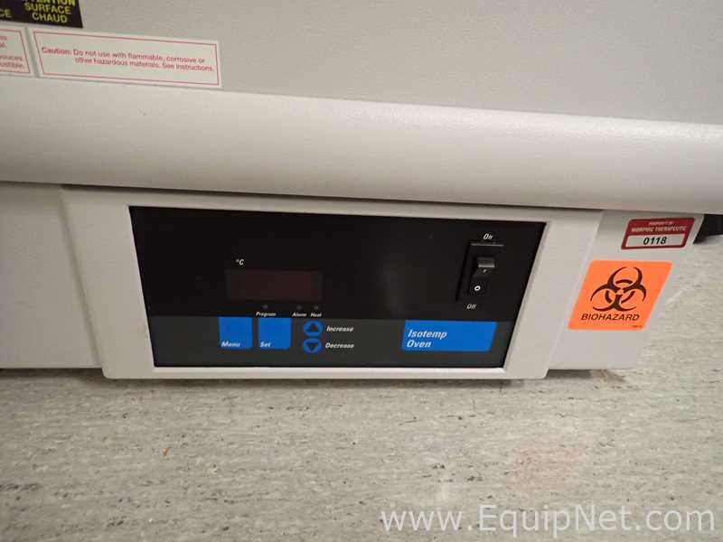 Fisher Scientific 737F Isotemp Lab Oven