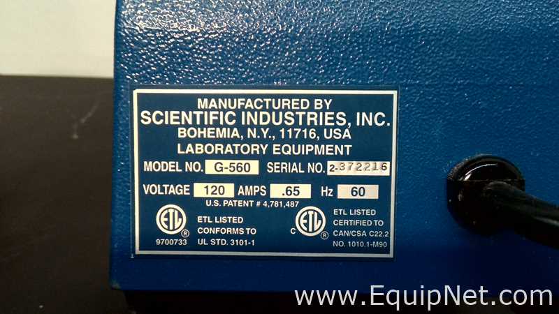 Lote de 3 Mezclador de Laboratorio Scientific Industries, Inc. Vortex Genie 2