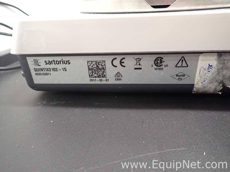 Lot of 2 Sartorius Quintix2102-1S and 1 Accuris W3200-500 Balances