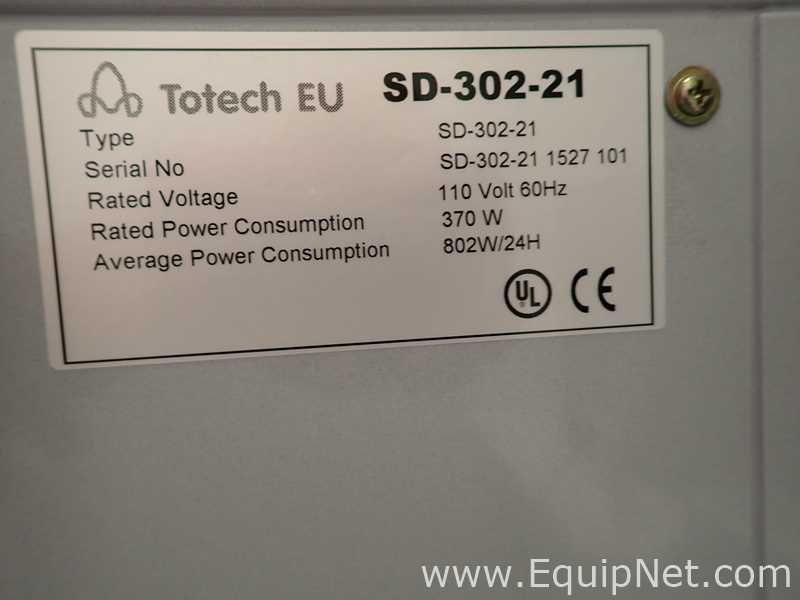 Totech EU SDR 302-21 Drying Chamber