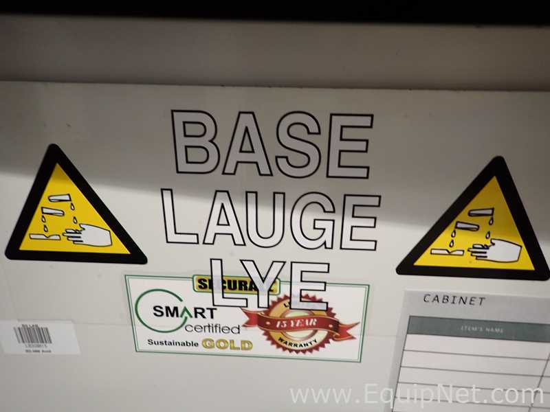 Lot of 2 Acid and Chemical Cabinets