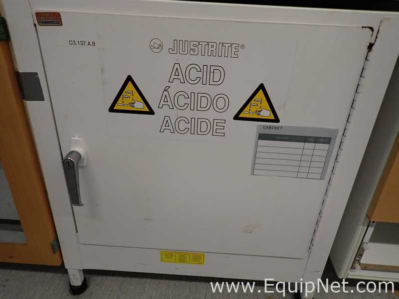 Lot of 2 Acid and Chemical Cabinets