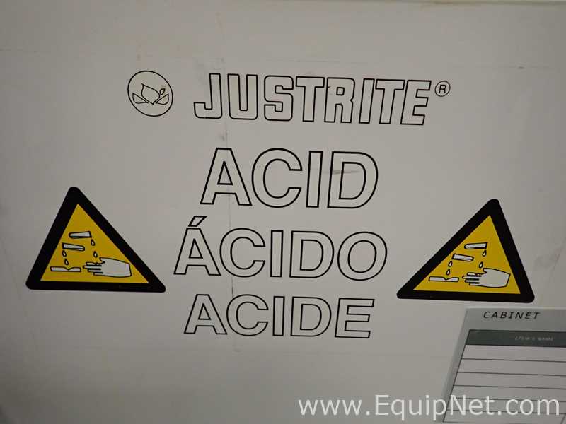 Lot of 2 Acid and Chemical Cabinets