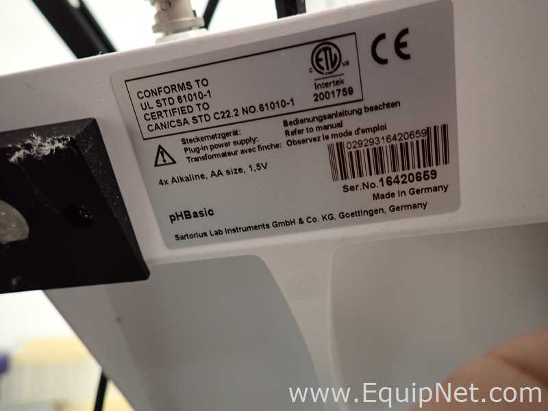 Medidor de pH Sartorius Lab Instruments pHBasic