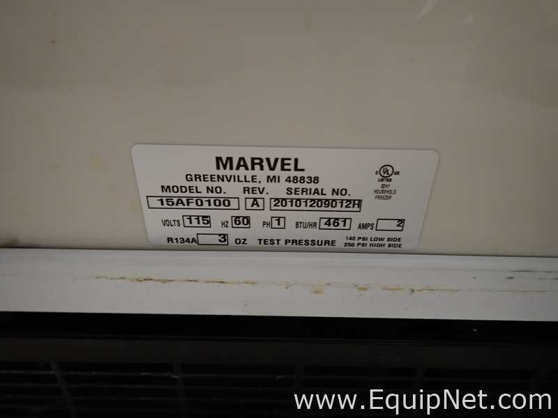 Freezer Marvel Scientific 15AF0100