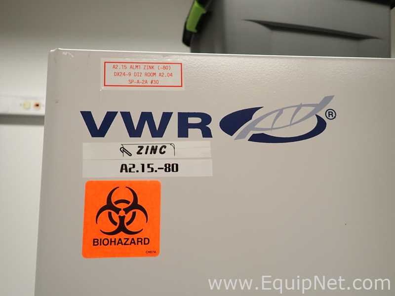 VWR VWR60086FA -86 Freezer