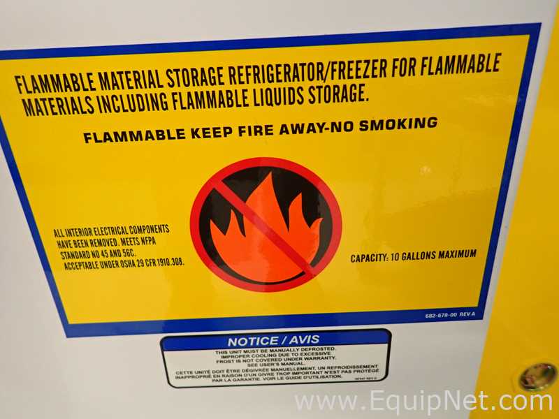 Fisher Brand 05FREEFSA Flammable Material Storage Refrigerator