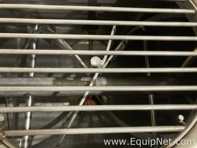 62 Cu. Ft. Sanitary Stainless Steel Double Ribbon Blender With 30 Inch Kason Screener