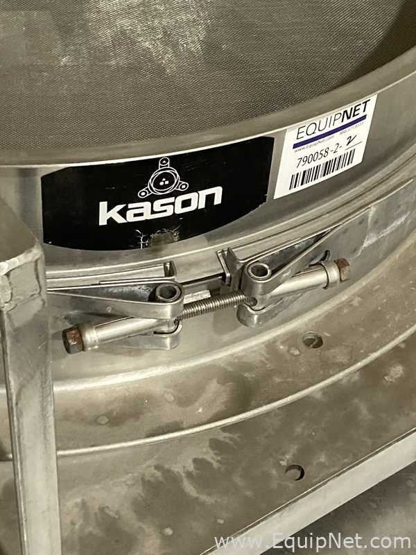 62 Cu. Ft. Sanitary Stainless Steel Double Ribbon Blender With 30 Inch Kason Screener