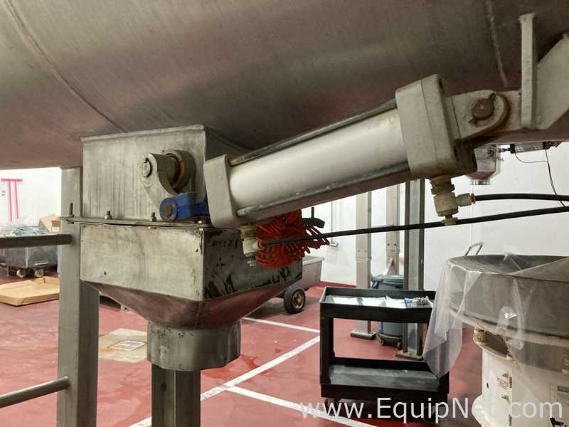 62 Cu. Ft. Sanitary Stainless Steel Double Ribbon Blender With 30 Inch Kason Screener