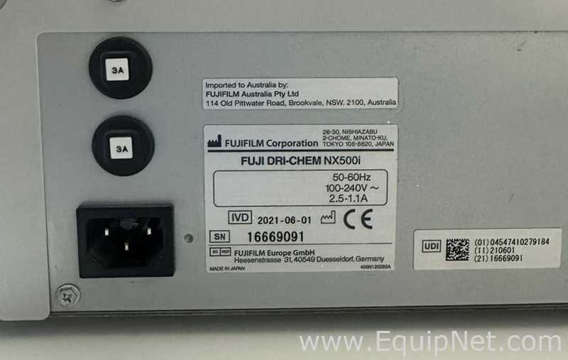 Fujifilm DRI-CHEM NX500i Dry Chemistry Analyzer