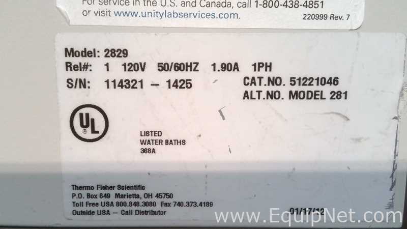 lote de  2 Banho Maria e Circulador Thermo Fisher Scientific 2829