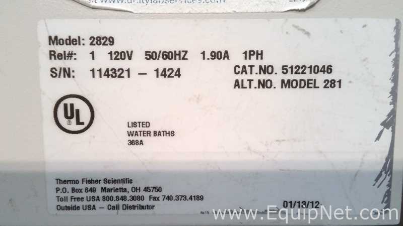 lote de  2 Banho Maria e Circulador Thermo Fisher Scientific 2829