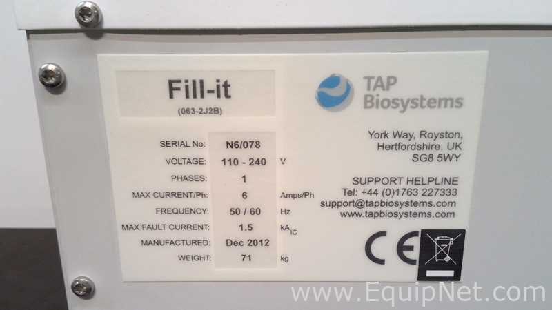 Llenadora TAP Biosystems Fill IT