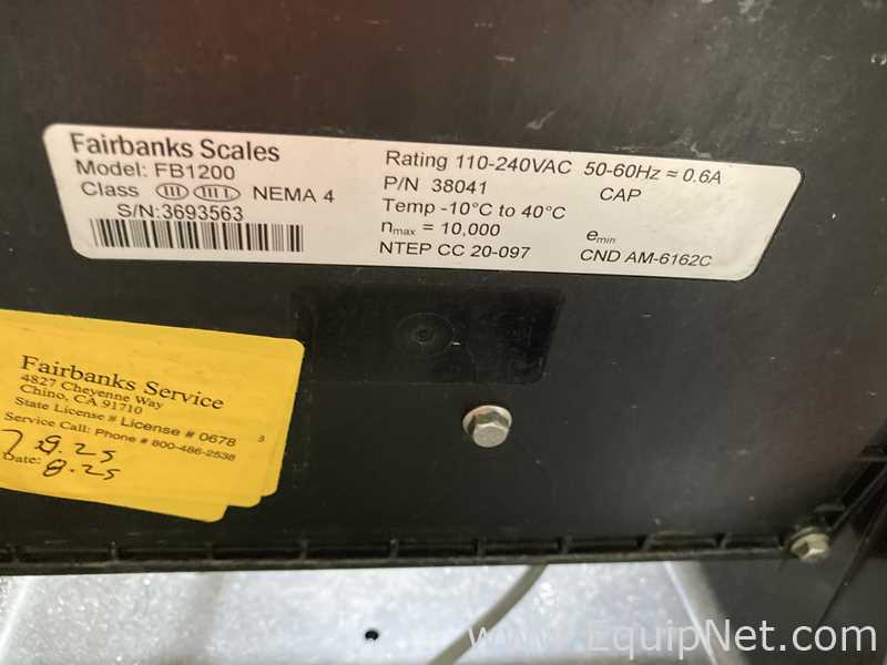 Fairbanks Scale FB1200 Series With FB1200 Controller