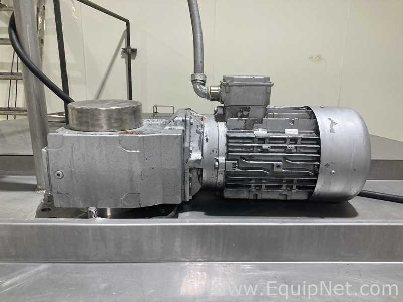 Approximately 3200 Gallon Stainless Steel Mixing Tank