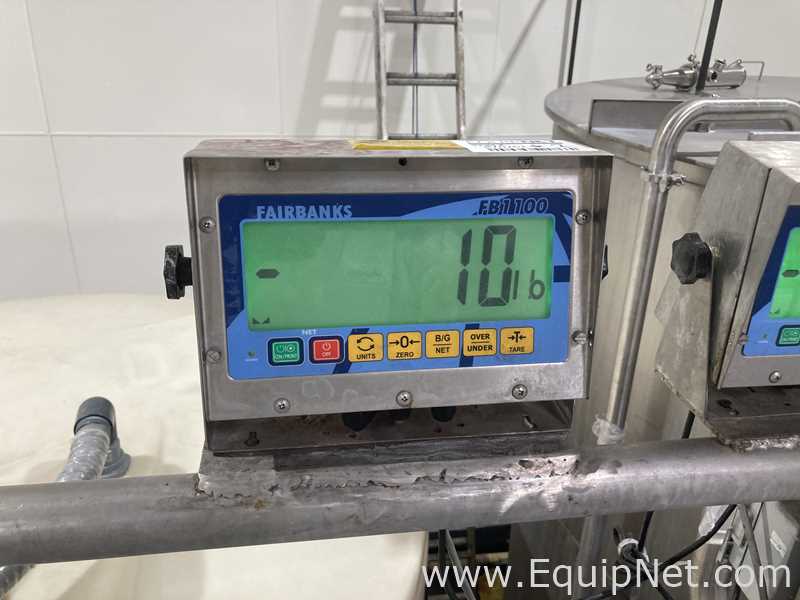 Approximately 3200 Gallon Stainless Steel Mixing Tank