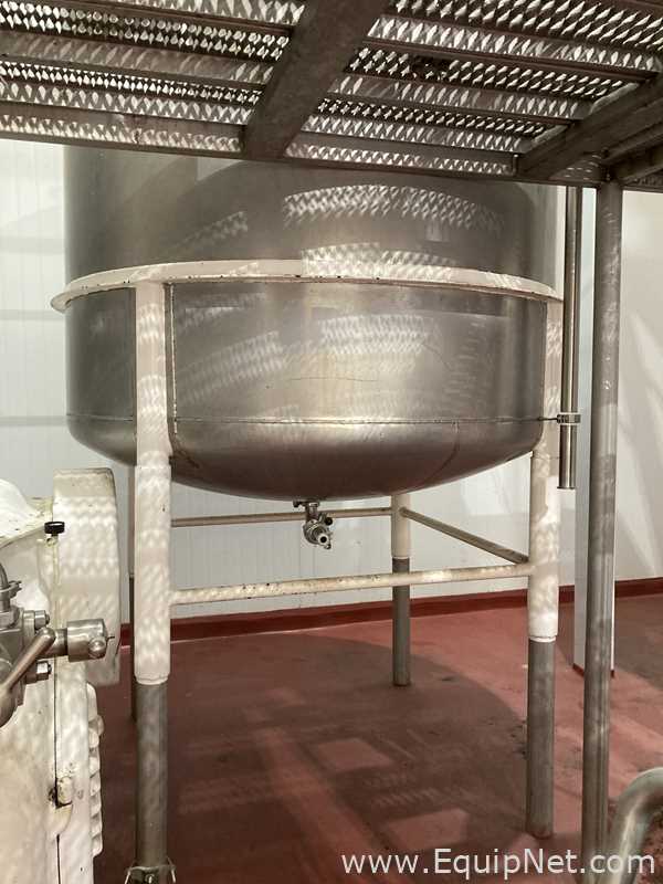 Tanque aço inox  .  1300 Galão