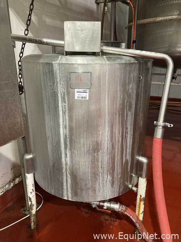 Tanque Acero inoxidable Metal Glass Products Co . 160 Galones