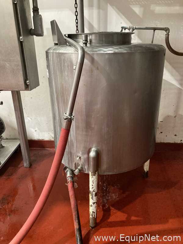 Tanque Acero inoxidable Metal Glass Products Co . 160 Galones
